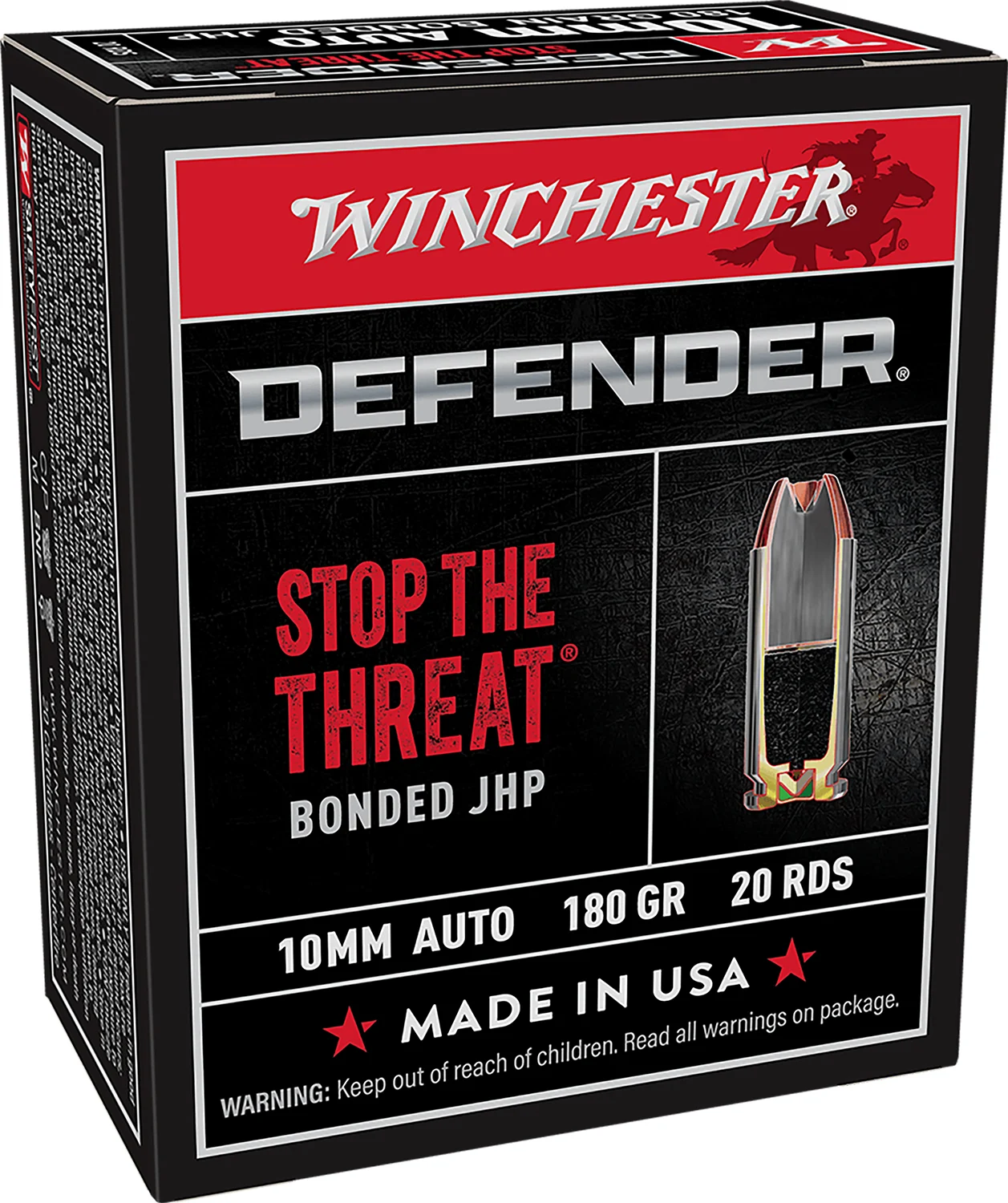 Winchester 10mm Auto 180gr PDX1 – 20rd