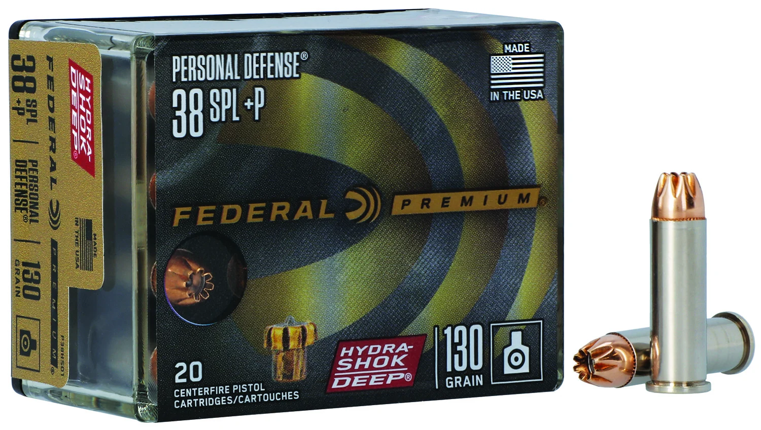 Federal Ammunition .38 Special HYDRA-SHOK – 20rd