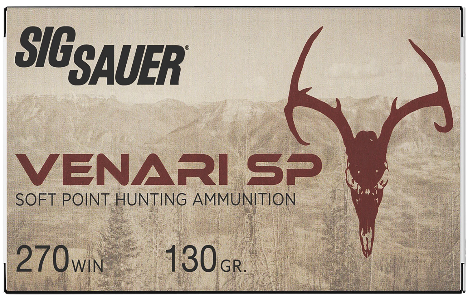 Sig-Sauer .270 Winchester 130gr SP Brass – 20rd