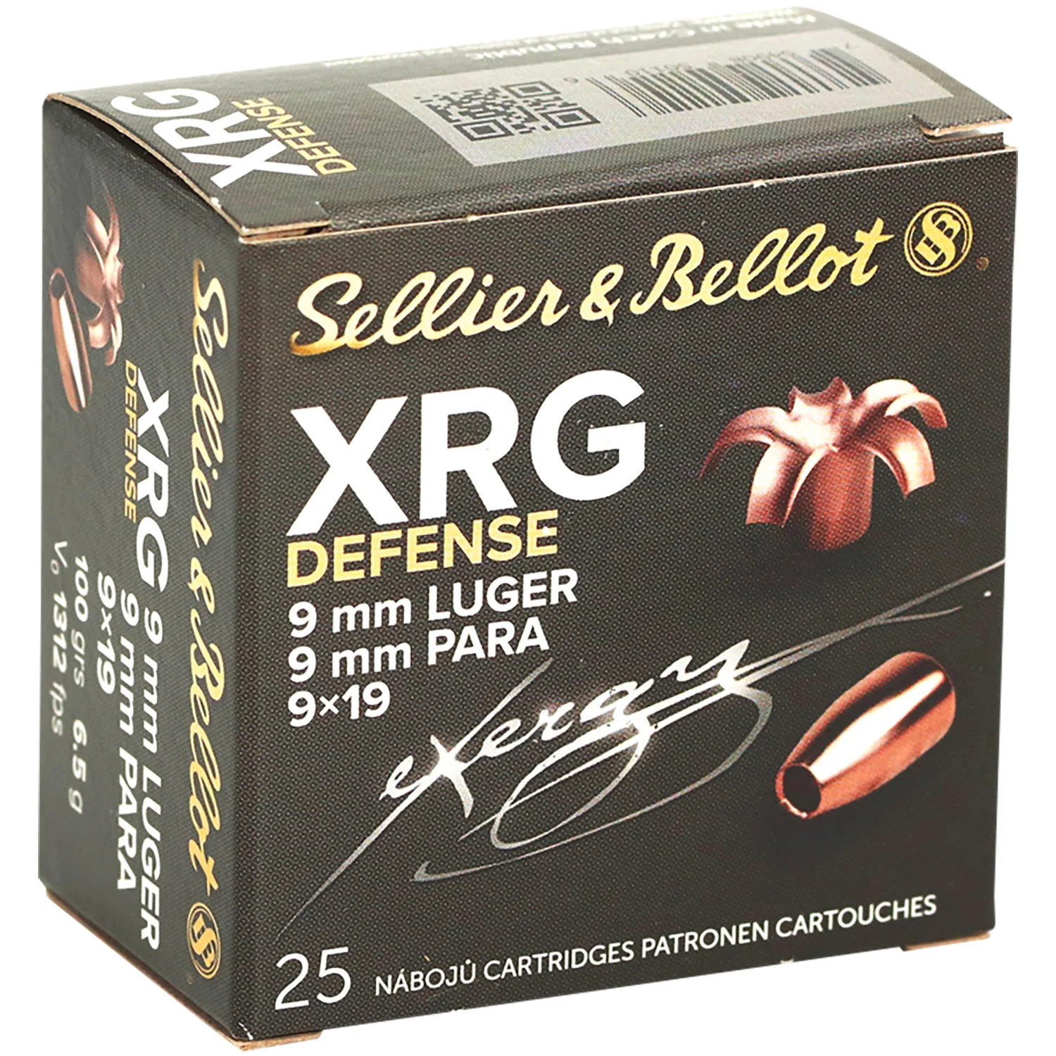 sellier-bellot 9mm Luger 100gr – 25rd