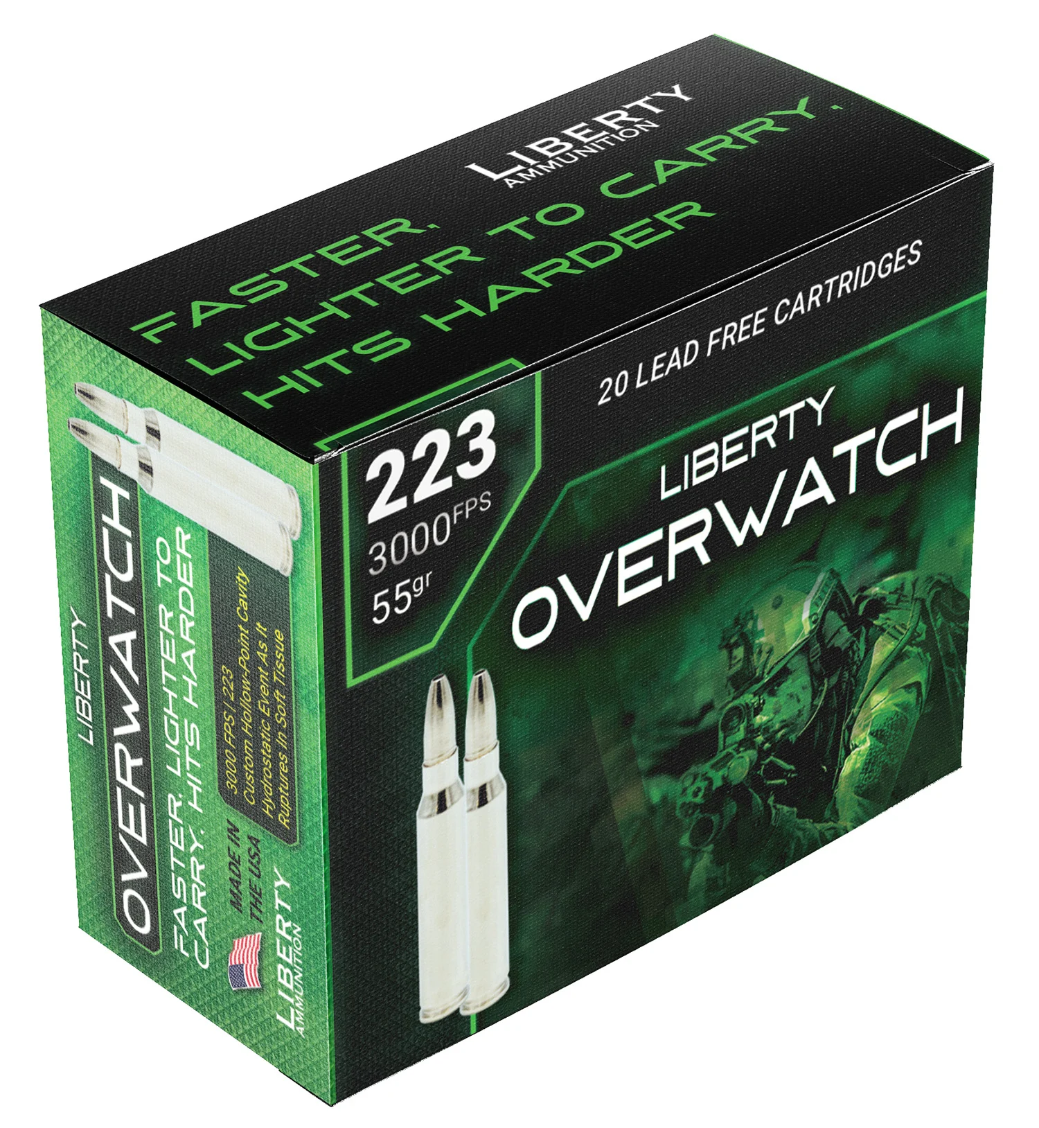 Liberty .223 Remington 55gr HP – 20rd
