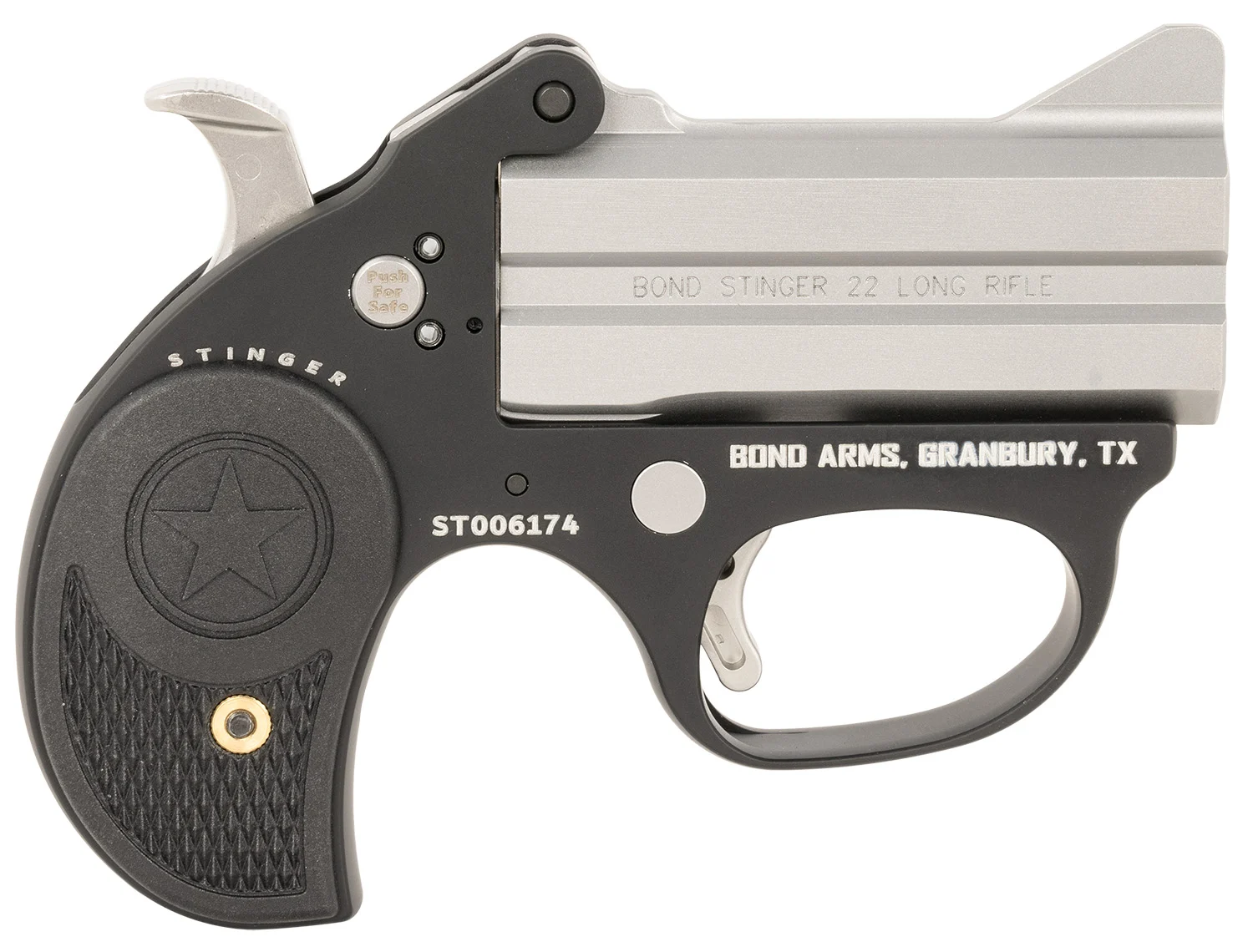 Bond Arms Stinger BASL .22 LR derringer, anodized aluminum frame, 2-shot