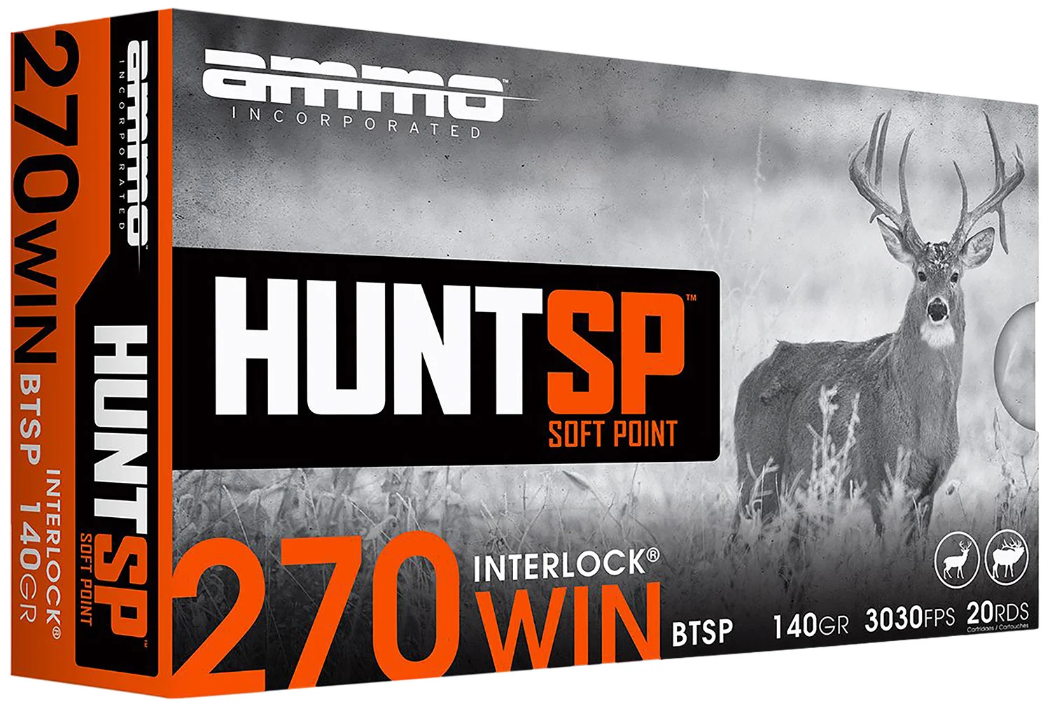 Ammo Inc .270 Winchester 140gr SP – 20rd