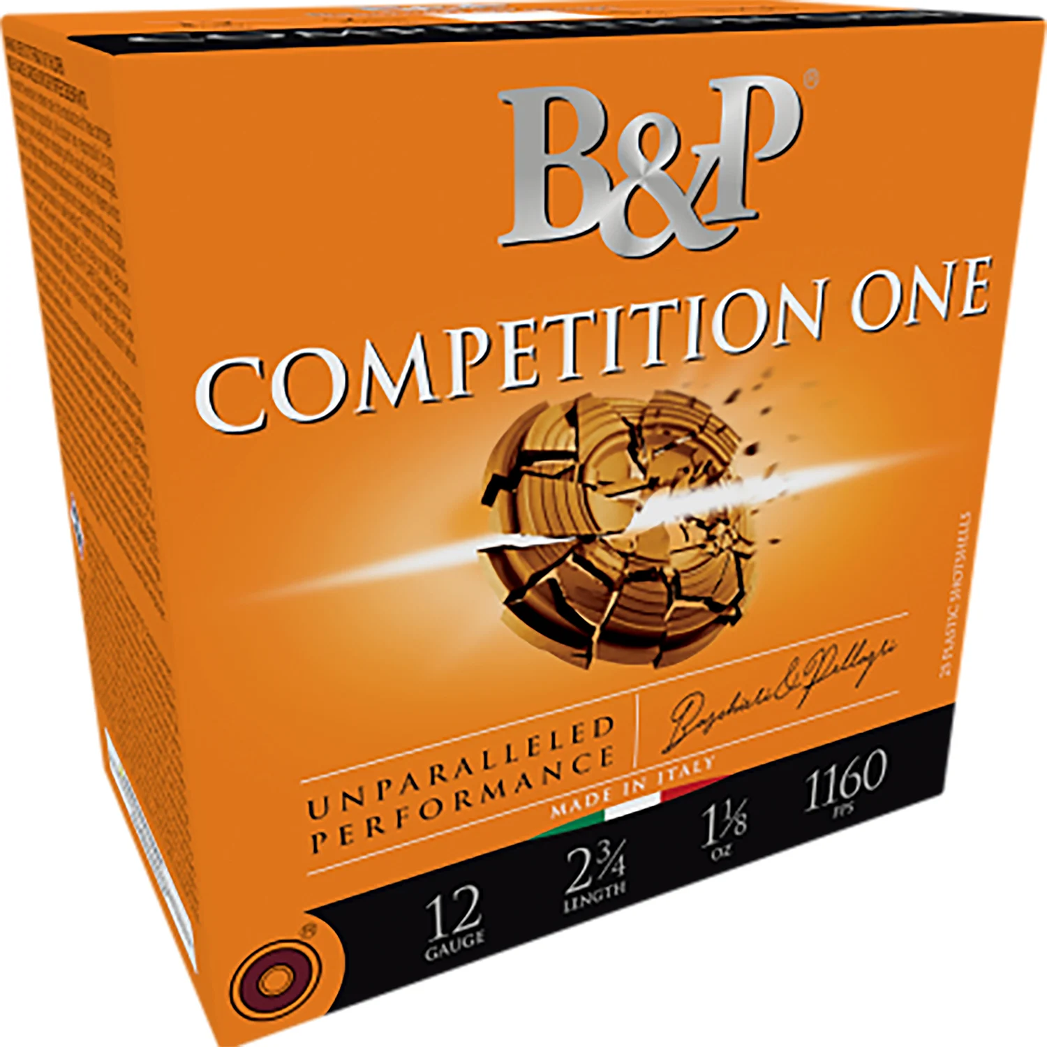 B&p Ammunition 20B78CP9 Competition One 20Gauge 2.75" 7/8oz 9Shot 25 Per Box/10 Case