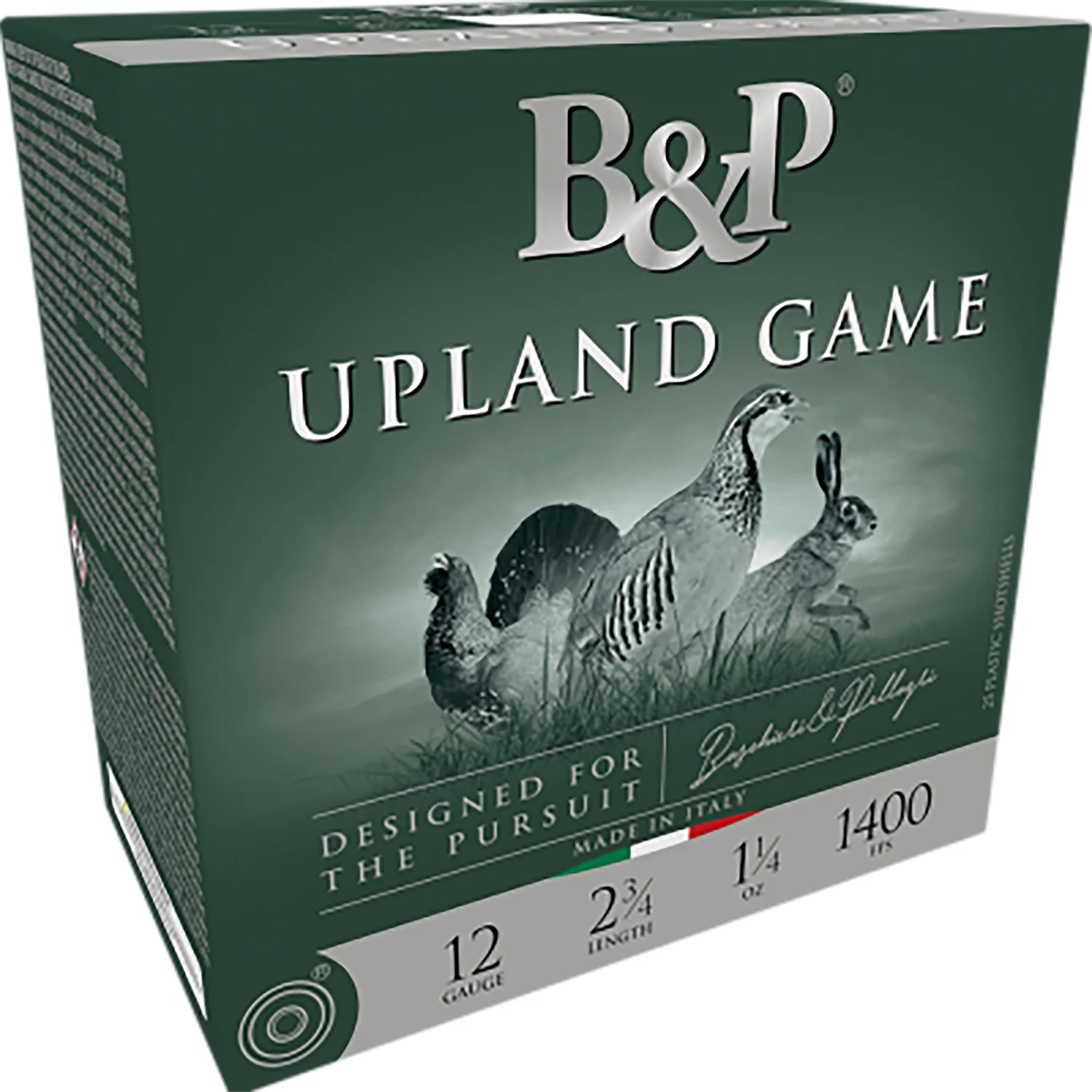 B&p Ammunition 12B14UP4 Upland Game 12Gauge 2.75" 1 1/4oz 4Shot 25 Per Box/10 Case
