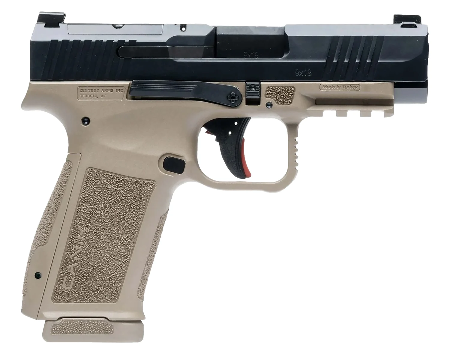 Canik Mete MC9LS 9mm Black Slide / FDE Frame