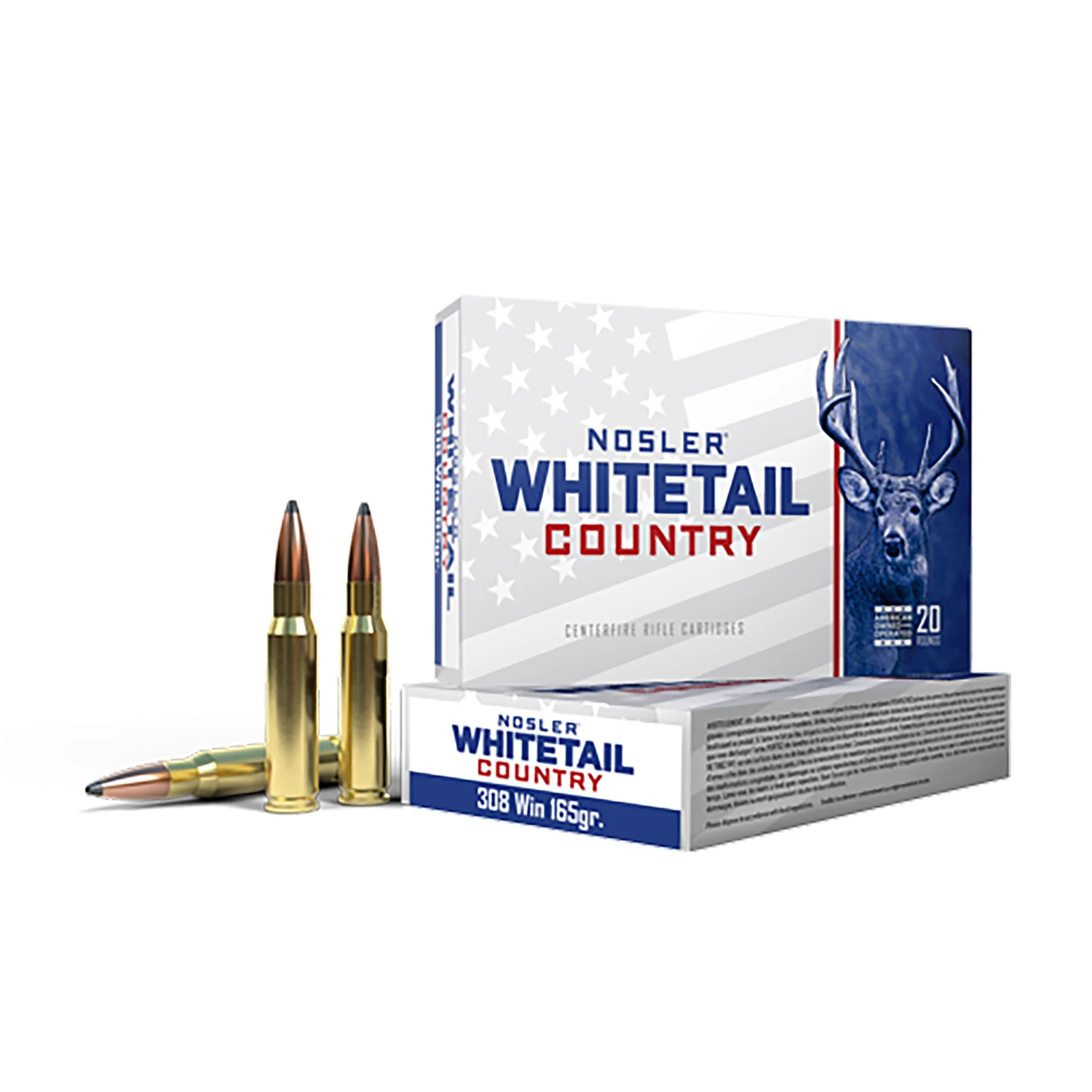 Nosler .308 Winchester 165gr SP – 20rd