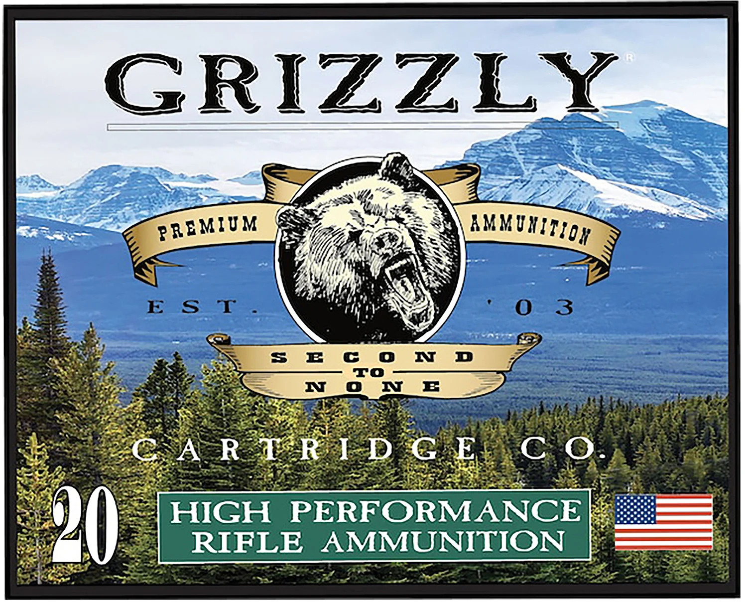 Grizzly Ammo GC357M15 357Mag 148gr Full Metal Jacket Flat Point 20 per box