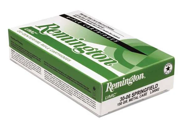 Remington UMC 30-06 Springfield 150 gr FMJ ammunition 20-round box