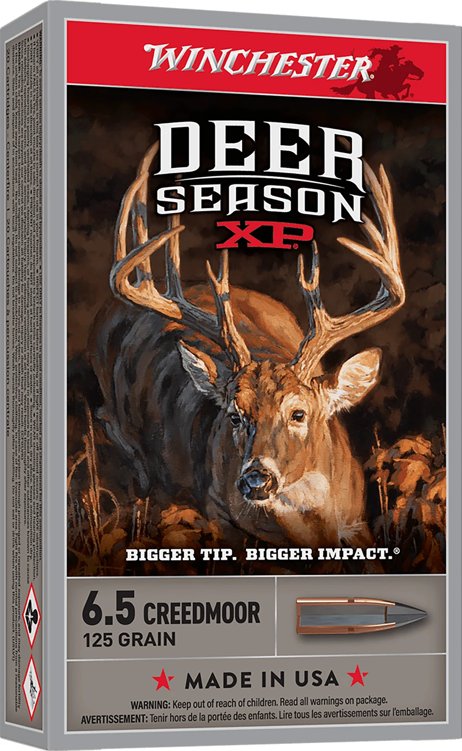 Winchester Deer Season XP 6.5 Creedmoor 125gr Extreme Point 20-round box