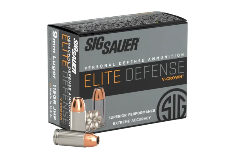 SIG SAUER V-CROWN 9MM 115GR JHP 20RD BX 200RD CASE