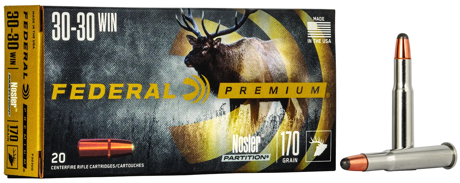 Federal Premium Vital-Shok .30-30 Win 170gr Nosler Partition 20rd box