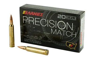 Barnes Precision Match .300 Win Mag 220 gr OTM BT ammunition 20/box