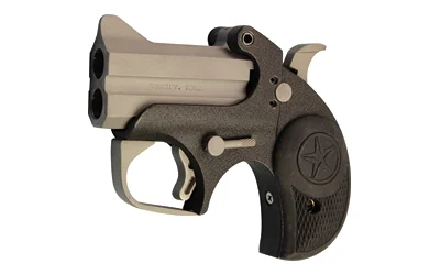 Bond Arms Backup 9mm derringer 2.5in stainless frame black rubber grips