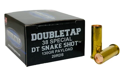 Double Tap SnakeShot .38 Special 130gr #9 shot 20-round box