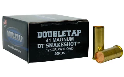 Double Tap SnakeShot .41 Remington Magnum 175gr #9 shotshells 20rd box