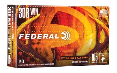 Federal Fusion .308 Win 165 gr Fusion Soft Point 20-round box