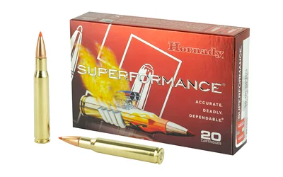 Hornady Superformance .30-06 Springfield 180 gr SST ammunition box, 20 rounds