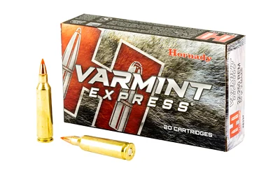 Hornady Varmint Express 22-250 Rem 55gr V-MAX 20 round box