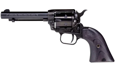 Heritage Rough Rider RR22B4-BBK .22 LR 4.75in Black Oxide revolver with black laminate grips