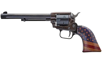 Heritage Rough Rider RR22B6GOLDUSA .22 LR revolver 6.5 inch blued barrel with Gold USA Flag grips
