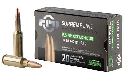 PPU 6.5 Creedmoor 140gr BTHP – 20rd
