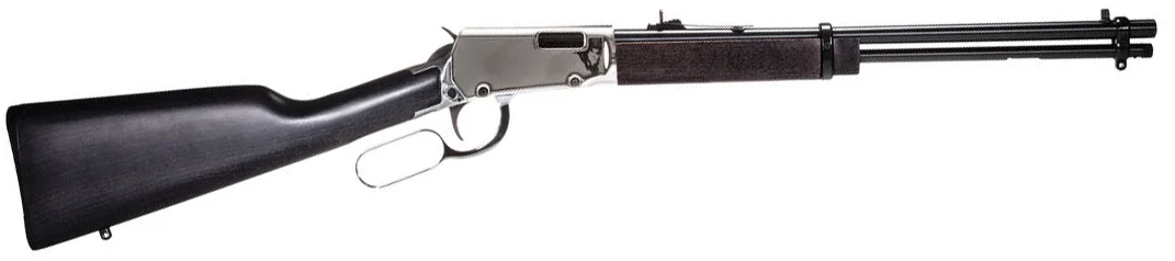 Rossi Rio Bravo RL22181WD-NI .22 LR 18 inch lever-action rifle nickel receiver hardwood stock