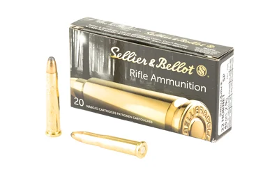 Sellier & Bellot SB22HB .22 Hornet 45 gr SP ammunition box - 20 rounds