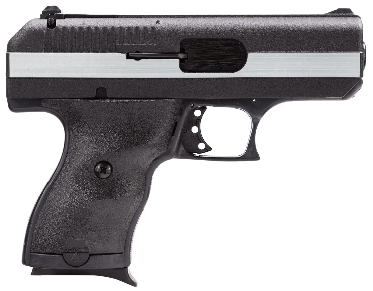 Hi-Point CF380 two-tone .380 ACP compact pistol with 3.5 inch barrel and polymer frame