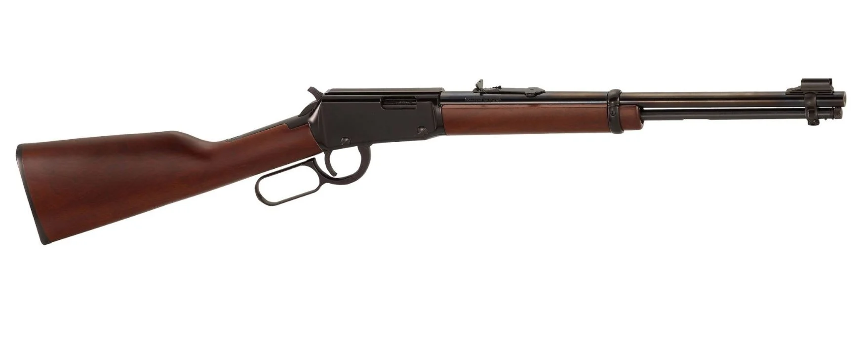 Henry H001Y Lever Action Youth Rifle 16.125 in blued barrel with American walnut stock
