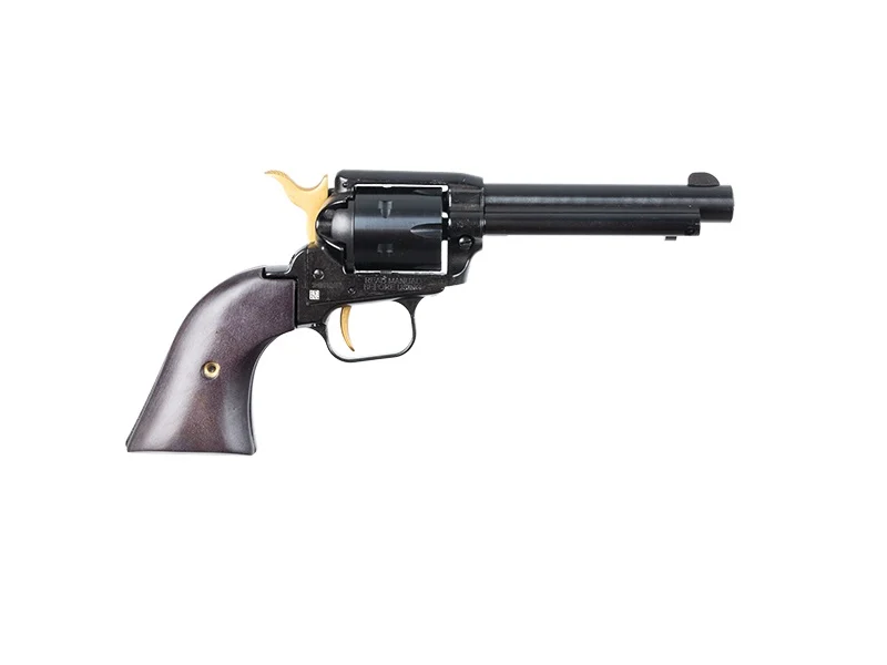 Heritage Arms Rough Rider RR22B4-GLD .22 LR 4.75" revolver black oxide with gold accents