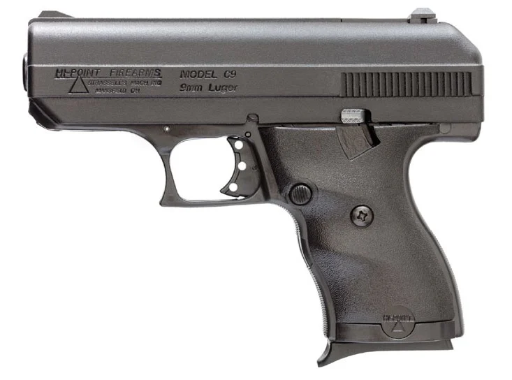 Hi-Point C-9 9mm compact pistol black polymer frame 3.5 inch barrel