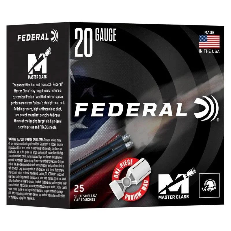 Federal Ammunition 20 Gauge – 25rd