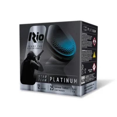Rio Star Team Evo Platinum Shotshell 12ga 2-3/4" 1-1/8"oz 1235 fps #8 25/ct