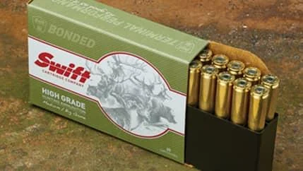 Swift Scirocco II .338 Win Mag 210 gr BT ammunition box - 20 rounds