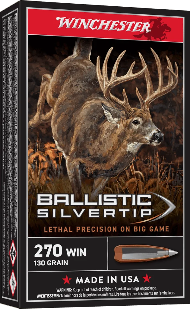Winchester Ballistic Silvertip .270 Win 130 gr 20-round box