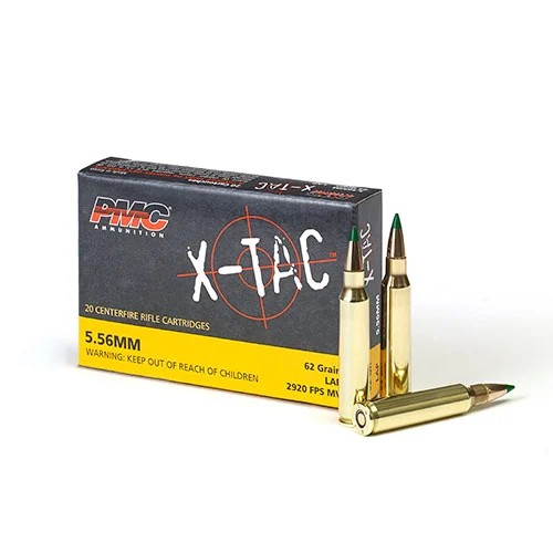 PMC X-Tac 5.56 NATO 62gr Green Tip 20rd box product image