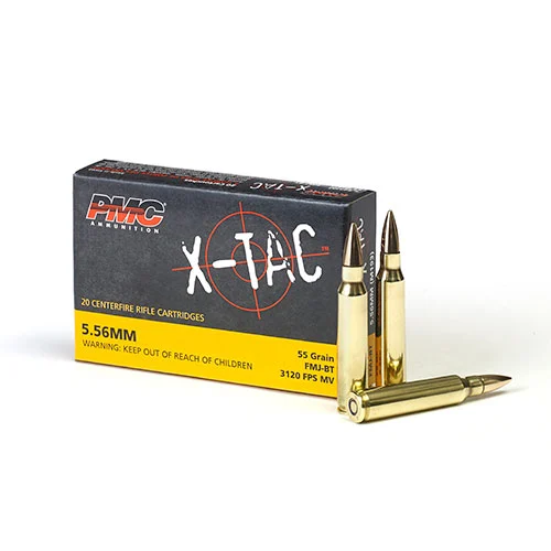 PMC X-Tac 5.56 NATO 55gr FMJ-BT 20-round box