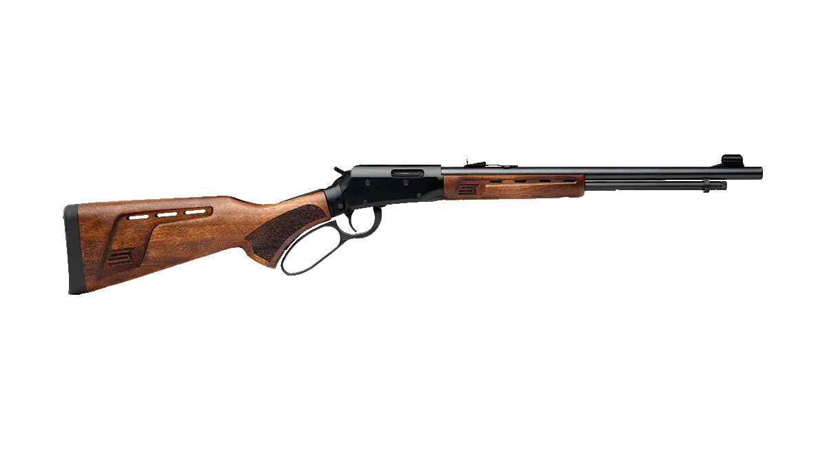Savage Revel DLX .22 LR 18-inch lever action rifle with satin walnut stock