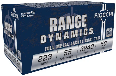 Fiocchi .223 Remington 55gr Brass – 50rd