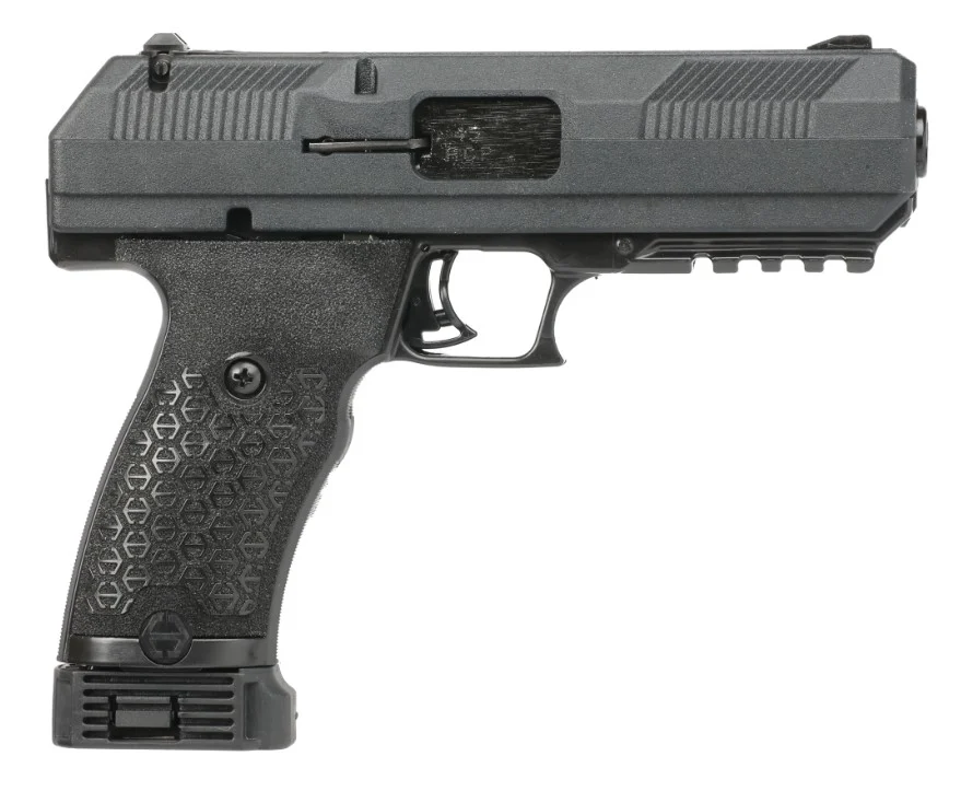 Hi-Point JHP Gen2 .45 ACP 4.5 inch black pistol right-side view